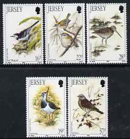 Jersey 1992 Winter Birds sets of 5 unmounted mint, SG 568-72