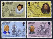 Jersey 1976 Bicentenary of American Independence set of 4 unmounted mint, SG 160-63