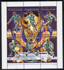 Libya 1998 Football World Cup sheetlet containing complete set of 6 values unmounted mint