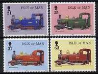 Isle of Man 1998 125th Anniversary of Isle of Man Steam Railway set of 4 unmounted mint, SG 803-06