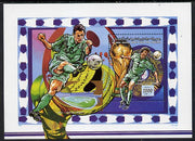 Libya 1998 Football World Cup m/sheet #1 (Paris) unmounted mint