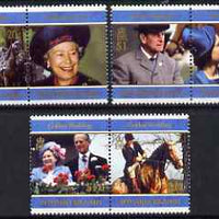 Pitcairn Islands 1997 Golden Wedding set of 6 in 3 se-tenant pairs, unmounted mint, SG 516-21