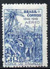 Brazil 1949 De Souza meeting Indians 1cr20 from Founding of Bahia set of 2, unmounted mint but few gum wrinkles, SG 787