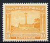 Paraguay 1946 Antequera Monument 10c from Colours Changed Pictorial set, unmounted mint SG 643