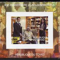 Chad 2008 Nelson Mandela 90th Birthday imperf individual deluxe sheet #3 unmounted mint