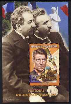 Madagascar 1999 French Cinema Stars perf m/sheet #1 showing Jean Gabin unmounted mint. Note this item is privately produced and is offered purely on its thematic appeal