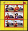 Benin 2008 Olympics - Chinese Ping Pong perf sheetlet containing 6 values, unmounted mint