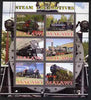 Malawi 2008 Steam Locomotives perf sheetlet containing 6 values, unmounted mint