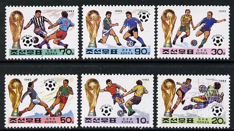 North Korea 1993 Football World Cup set of 6*