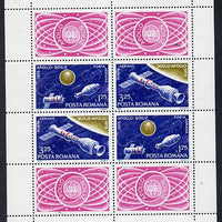 Rumania 1975 Apollo-Soyuz m/sheet unmounted mint, Mi BL 123
