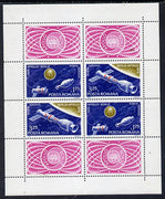 Rumania 1975 Apollo-Soyuz m/sheet unmounted mint, Mi BL 123