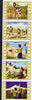 Fujeira 1971 Scout Jamboree imperf set of 5 unmounted mint (Mi 707-11B)