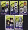 Kalmikia Republic 2006 Mobile Phones perf set of 5 unmounted mint