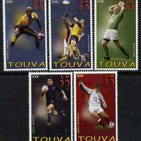Touva 2006 Rugby perf set of 5 unmounted mint