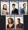 Kalmikia Republic 2006 Stars from CSI-NY perf set of 5 unmounted mint