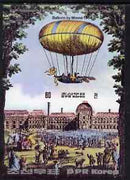 North Korea 1982 Bicentenary of manned Flight (1st Issue) imperf m/sheet (Masse Balloon) from a limited printing, unmounted mint SG MS N2252