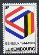 Luxembourg 1969 Benelux Customs Union 3f unmounted mint SG841