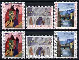 Luxembourg 1964 National Welfare Fund perf set of 6 unmounted mint SG 750-55