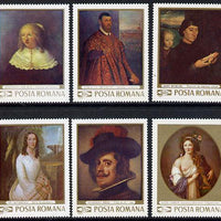 Rumania 1969 Paintings in National Gallery set of 6 unmounted mint, SG 3658-63, Mi 2796-2801