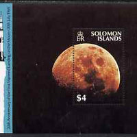 Solomon Islands 1989 20th Anniversary of Moon Landing perf m/sheet unmounted mint SG MS 656
