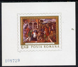Rumania 1969 Paintings in National Gallery m/sheet (Licino) unmounted mint, SG MS3664, Mi BL 73