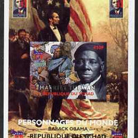 Chad 2008 Barack Obama imperf s/sheet #1 unmounted mint. Note this item is privately produced and is offered purely on its thematic appeal.