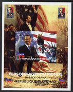 Chad 2008 Barack Obama imperf s/sheet #7 unmounted mint. Note this item is privately produced and is offered purely on its thematic appeal. .