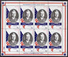 Staffa 1982 Presidents of the United States #31 Herbert C Hoover perf sheetlet containing 8 x 31p values unmounted mint