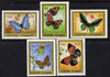 Fujeira 1971 Butterflies set of 5 unmounted mint, Mi 780-784A*