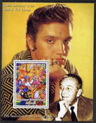 Congo 2002 Birth Centenary of Walt Disney & 25th Anniversary of Death of Elvis #5 perf m/sheet unmounted mint. Note this item is privately produced and is offered purely on its thematic appeal