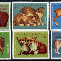Rumania 1972 Young Wild Animals set of 6 unmounted mint, SG 3885-90, Mi 3005-10*