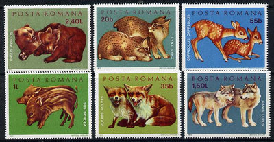 Rumania 1972 Young Wild Animals set of 6 unmounted mint, SG 3885-90, Mi 3005-10*