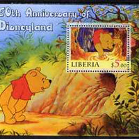 Liberia 2005 50th Anniversary of Disneyland #02 (Pooh) perf s/sheet unmounted mint