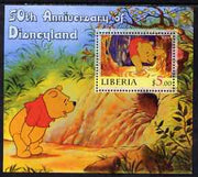 Liberia 2005 50th Anniversary of Disneyland #02 (Pooh) perf s/sheet unmounted mint