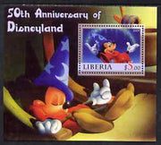 Liberia 2005 50th Anniversary of Disneyland #14 (Mickey Mouse) perf s/sheet unmounted mint