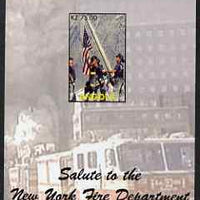 Angola 2002 Salute to the New York Fire Department imperf s/sheet #2 unmounted mint. Note this item is privately produced and is offered purely on its thematic appeal