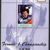 Angola 2000 Ferrari Formula 1 World Champions 1979 - Jody Scheckter perf s/sheet unmounted mint. Note this item is privately produced and is offered purely on its thematic appeal