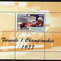 Angola 2000 Ferrari Formula 1 World Champions 1977 - Niki Lauda perf s/sheet unmounted mint. Note this item is privately produced and is offered purely on its thematic appeal