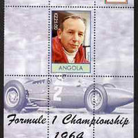 Angola 2000 Ferrari Formula 1 World Champions 1964 - John Surtees perf s/sheet unmounted mint. Note this item is privately produced and is offered purely on its thematic appeal