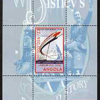 Angola 2000 Walt Disney's Railroad Story #3 perf s/sheet unmounted mint