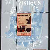 Angola 2000 Walt Disney's Railroad Story #4 perf s/sheet unmounted mint