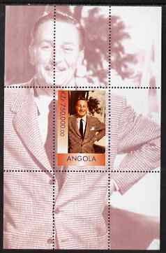 Angola 1999 Walt Disney perf souvenir sheet unmounted mint