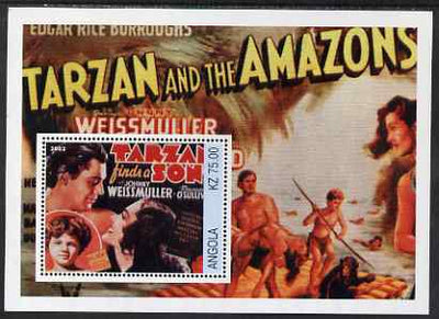 Angola 2002 Tarzan & The Amazons perf s/sheet unmounted mint