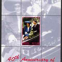 Angola 2002 40th Anniversary of Birth of Princess Diana perf s/sheet #1 (with Charles) unmounted mint. Note this item is privately produced and is offered purely on its thematic appeal