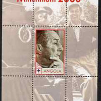 Angola 2000 Millennium 2000 - Walt Disney perf s/sheet (background shows old Loco) unmounted mint