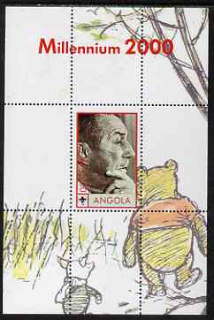 Angola 2000 Millennium 2000 - Walt Disney perf s/sheet (background shows Pooh & Piglet) unmounted mint. Note this item is privately produced and is offered purely on its thematic appeal