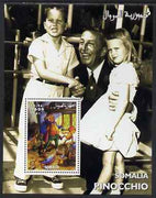 Somalia 2001 Pinocchio & Walt Disney #1 perf s/sheet unmounted mint