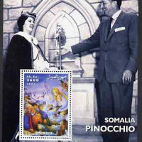 Somalia 2001 Pinocchio & Walt Disney #2 perf s/sheet unmounted mint