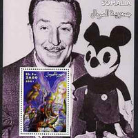 Somalia 2001 Pinocchio & Walt Disney #3 perf s/sheet unmounted mint