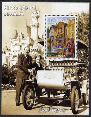 Somalia 2001 Pinocchio & Walt Disney #4 perf s/sheet unmounted mint